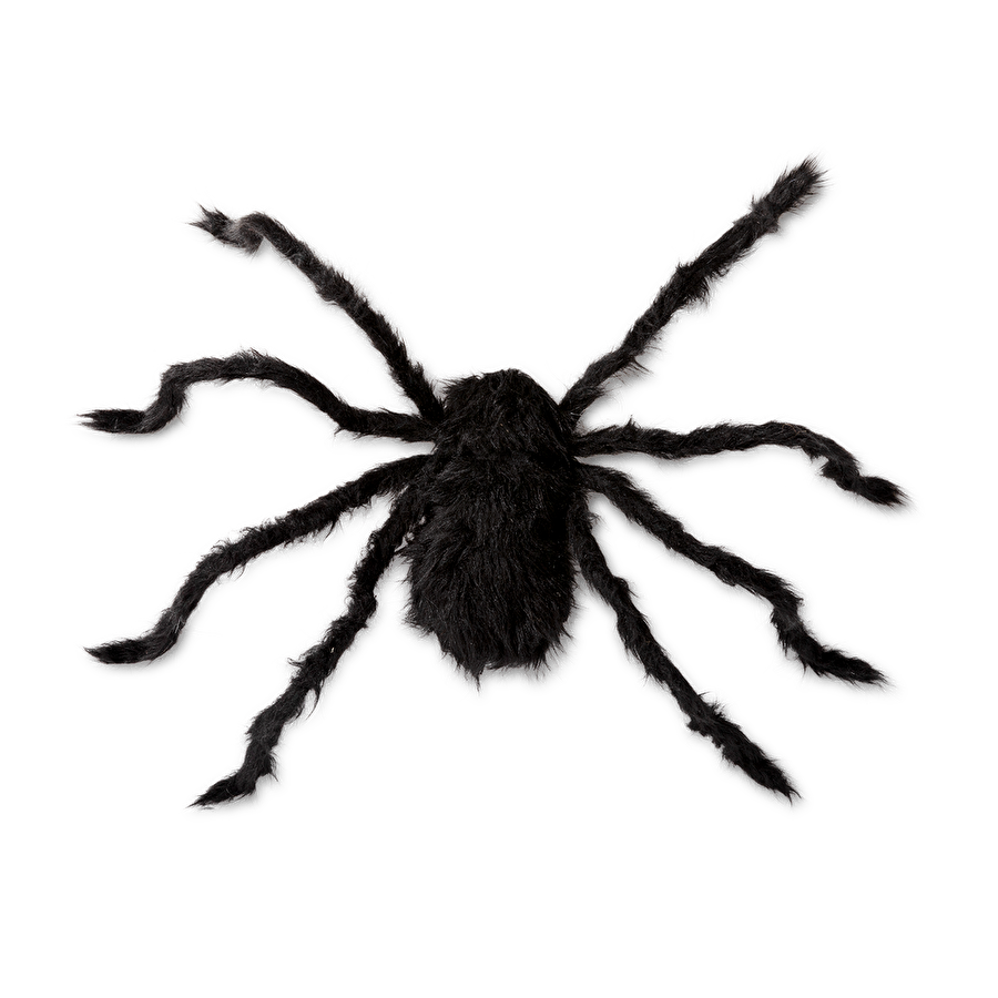 Flying Tiger Copenhagen Siyah Peluş Örümcek 80 cm