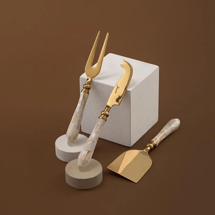 Jumbo Marmo 3'lü Peynir Servis Seti