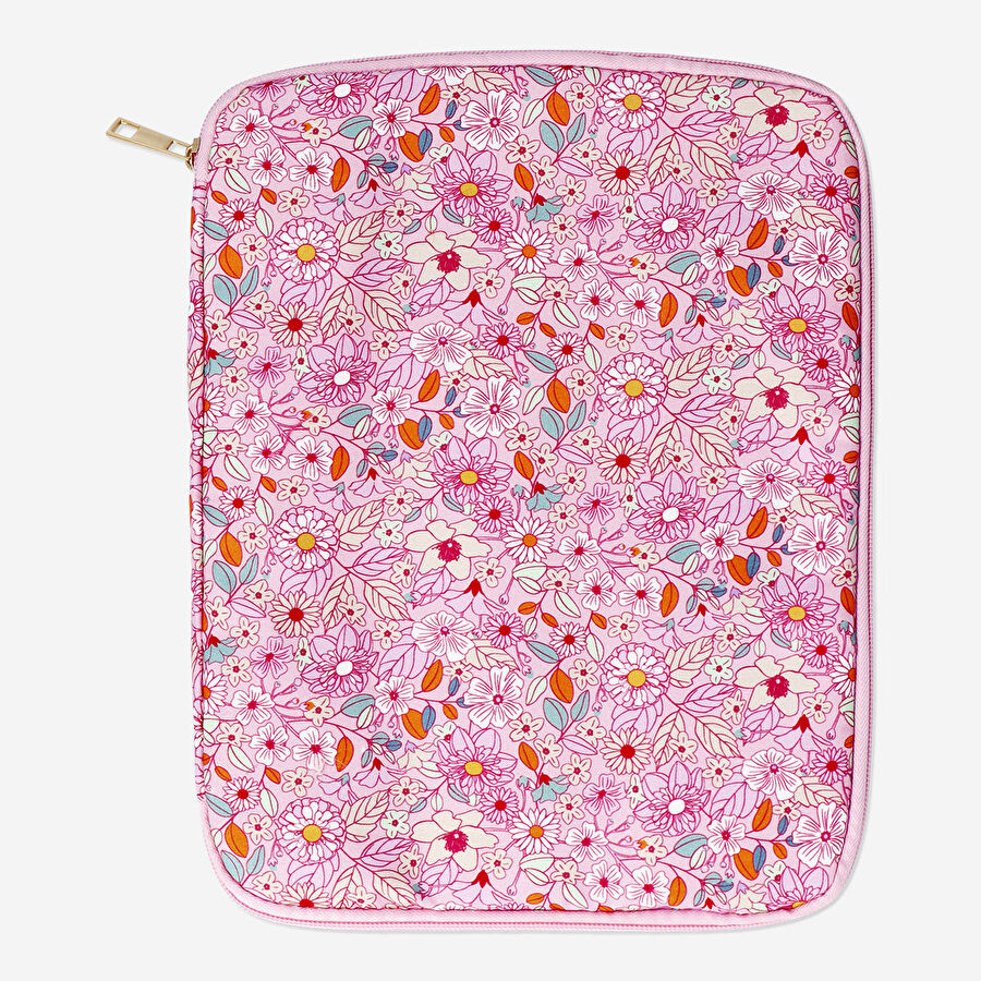 Flying Tiger Copenhagen Pembe Çiçek Desenli Tablet Çantası 10