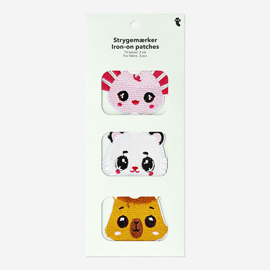 Flying Tiger Copenhagen 4'lü Ütüyle Yapıştırılan Yama Seti