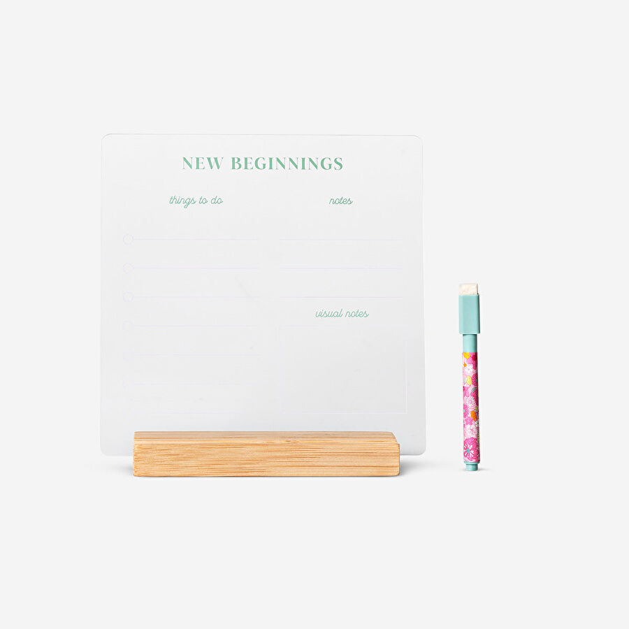 Flying Tiger Copenhagen Standlı Çiçekli Akrilik Pano 20 cm x 20 cm