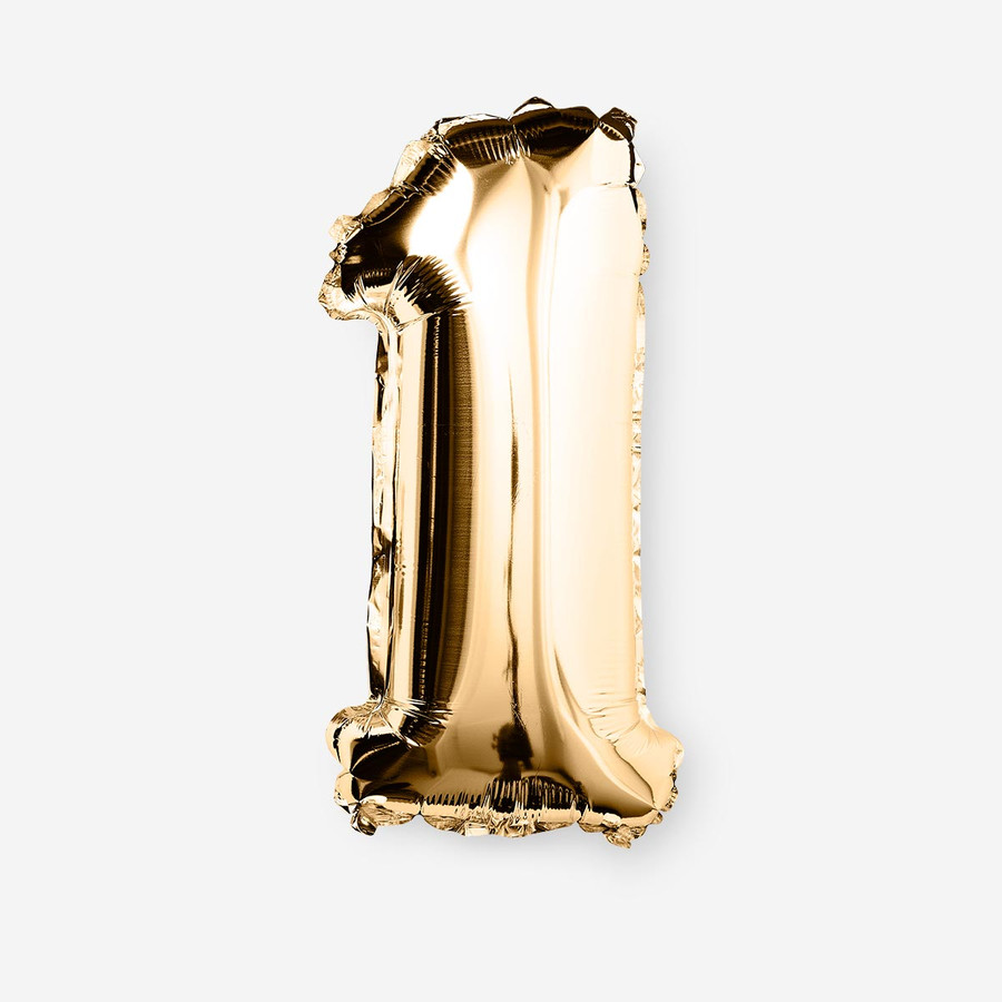 Flying Tiger Copenhagen 1 Numaralı Gold Folyo Balon