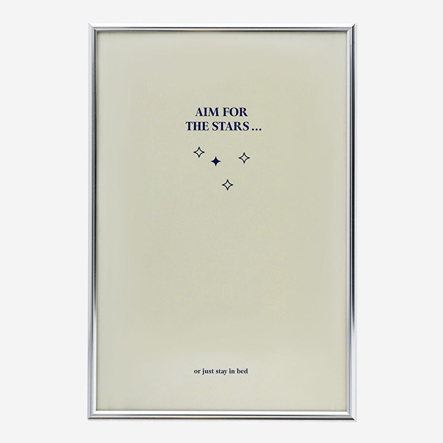 Flying Tiger Copenhagen Gümüş Fotoğraf Çerçevesi 20 cm x 30 cm