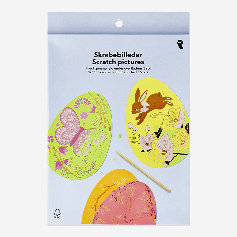 Flying Tiger Copenhagen Paskalya Yumurtası Şeklinde Kazı Kazan Kartı