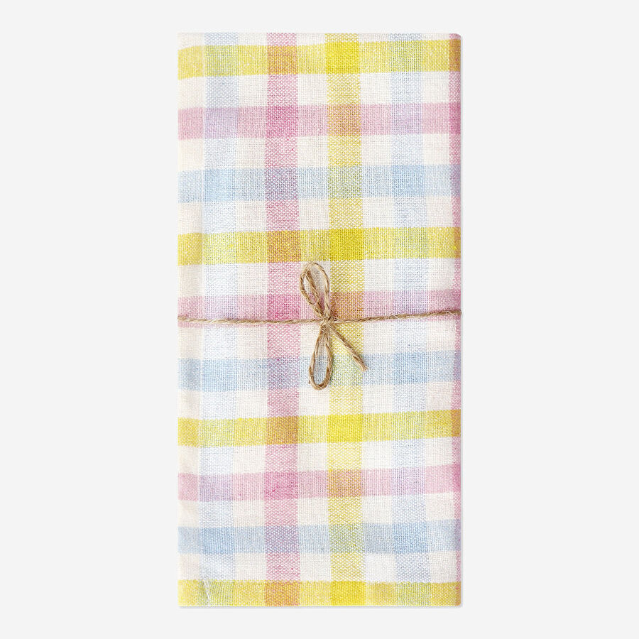 Flying Tiger Copenhagen 2'li Çok Renkli Kareli Pamuk Peçete