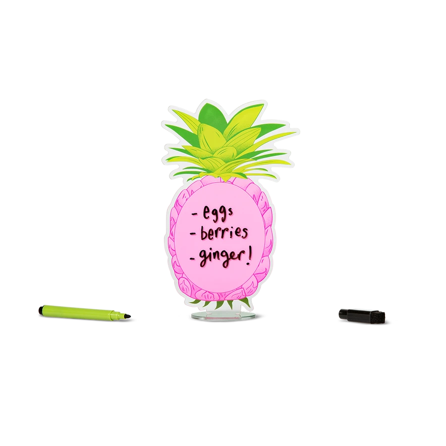 Flying Tiger Copenhagen Pembe Ananas Şeklinde Masaüstü Tahtası