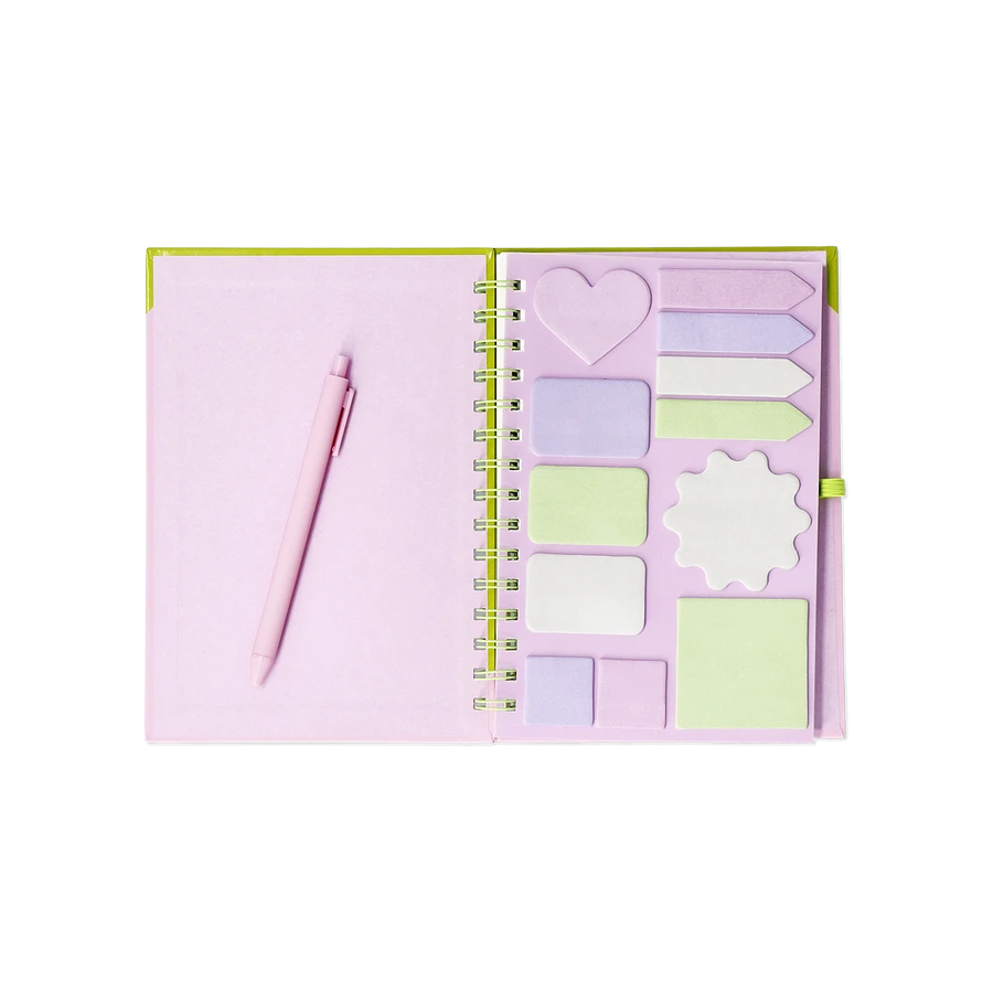 Flying Tiger Copenhagen Yapışkan Not Kağıtlı Kalemli Defter A5