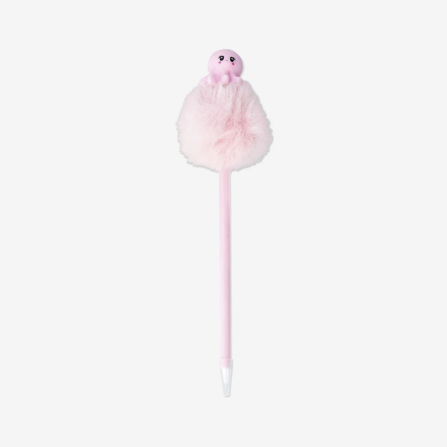 Flying Tiger Copenhagen Pembe Ponpon Detaylı Tükenmez Kalem