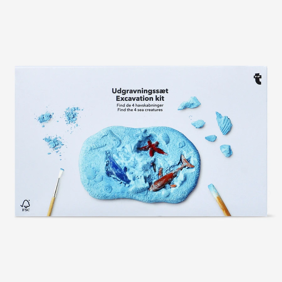 Flying Tiger Copenhagen Deniz Canlıları Kazı Kiti