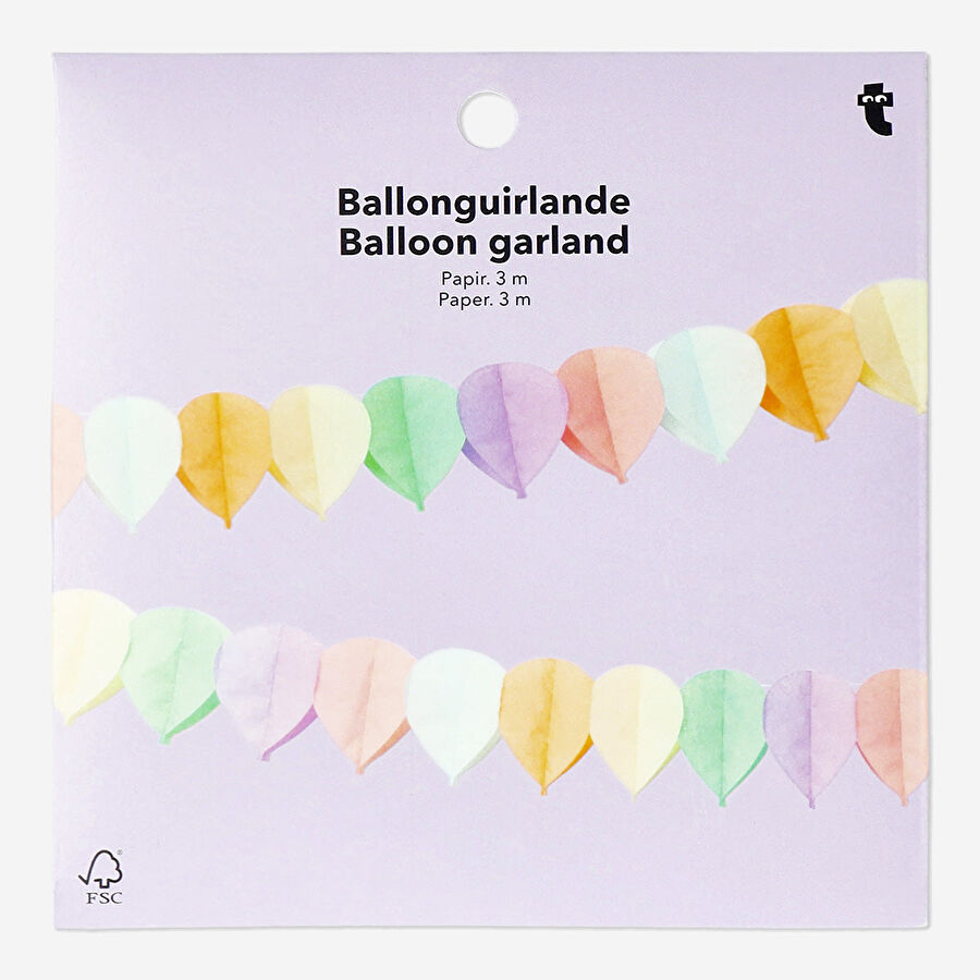 Flying Tiger Copenhagen Çok Renkli Balon Şeklinde Dekoratif Duvar Süsü