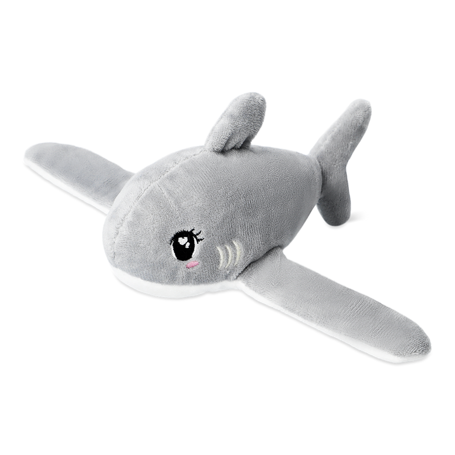 Flying Tiger Copenhagen Gri Peluş Sarılabilir Köpek Balığı