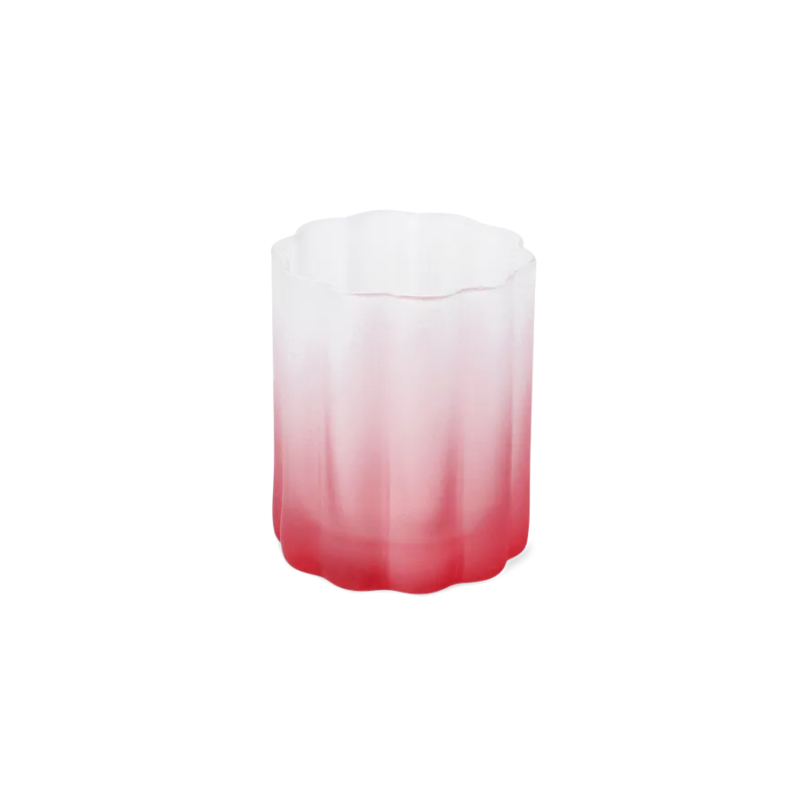 Flying Tiger Copenhagen Pembe Buzlu Cam Bardak