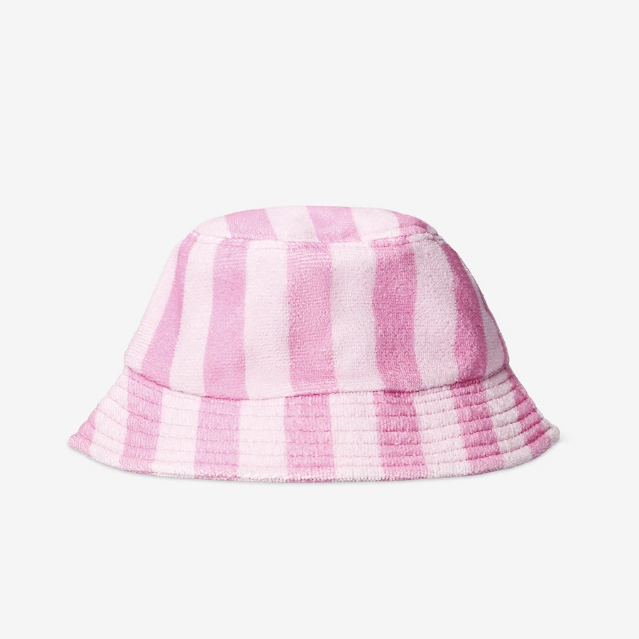 Flying Tiger Copenhagen Pembe Çizgili Bucket Şapka