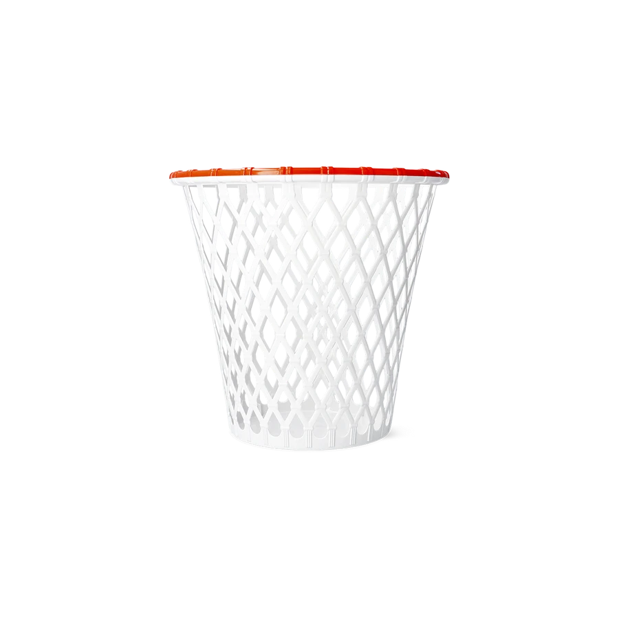 Flying Tiger Copenhagen Beyaz Basketbol Potası Şeklinde Çöp Kovası