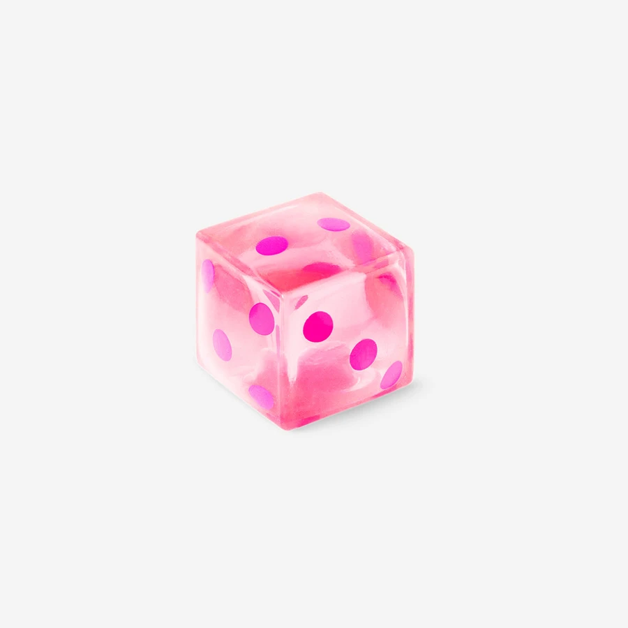 Flying Tiger Copenhagen Pembe Küp Şeklinde Stres Topu