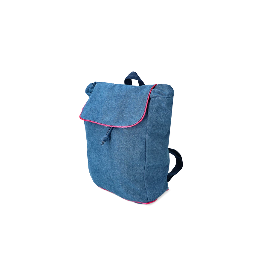 Flying Tiger Copenhagen Mavi Denim Sırt Çantası