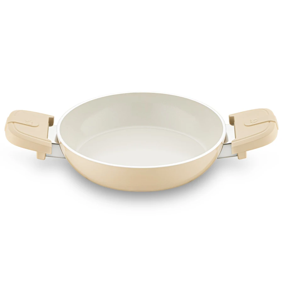 Jumbo Swiss Crystal Dark Cream İndüksiyon Tabanlı Sahan 20 cm