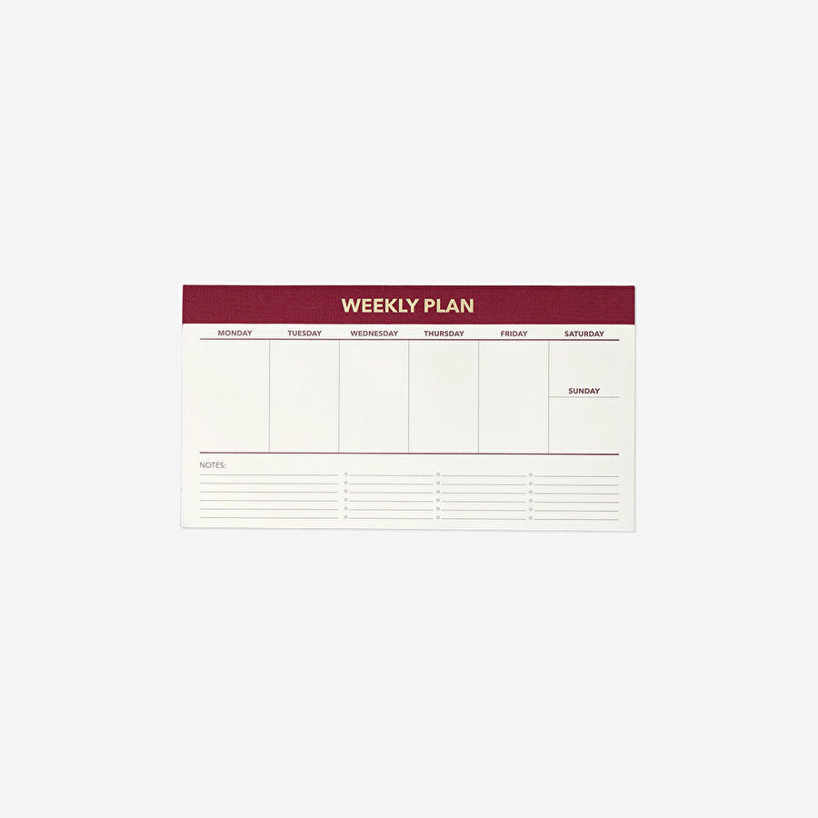 Flying Tiger Copenhagen Haftalık Masaüstü Planlayıcı Defter