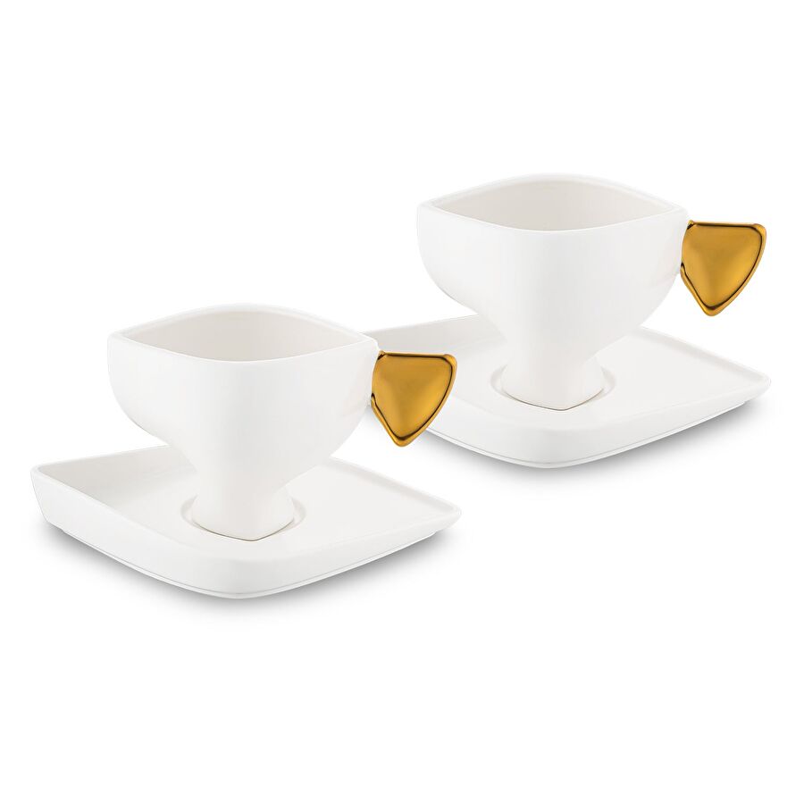 Jumbo Glide Gold 2 Kişilik Kahve Fincan Takımı
