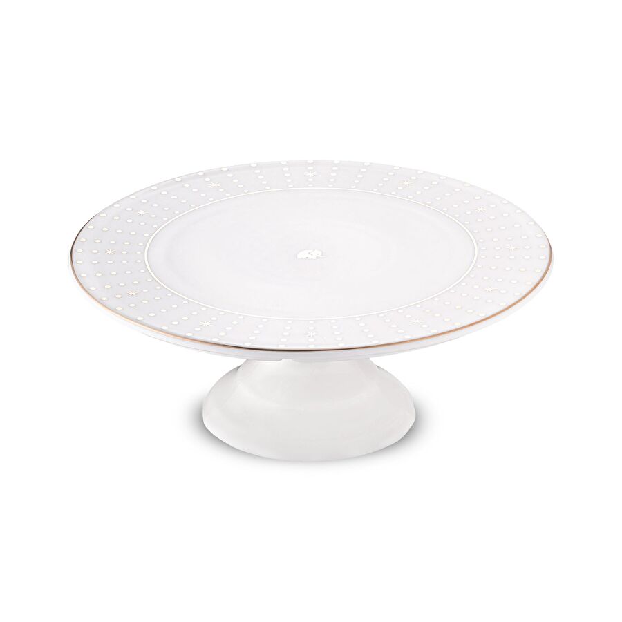 Jumbo Navy Gold Ayaklı Kek Standı 25 cm