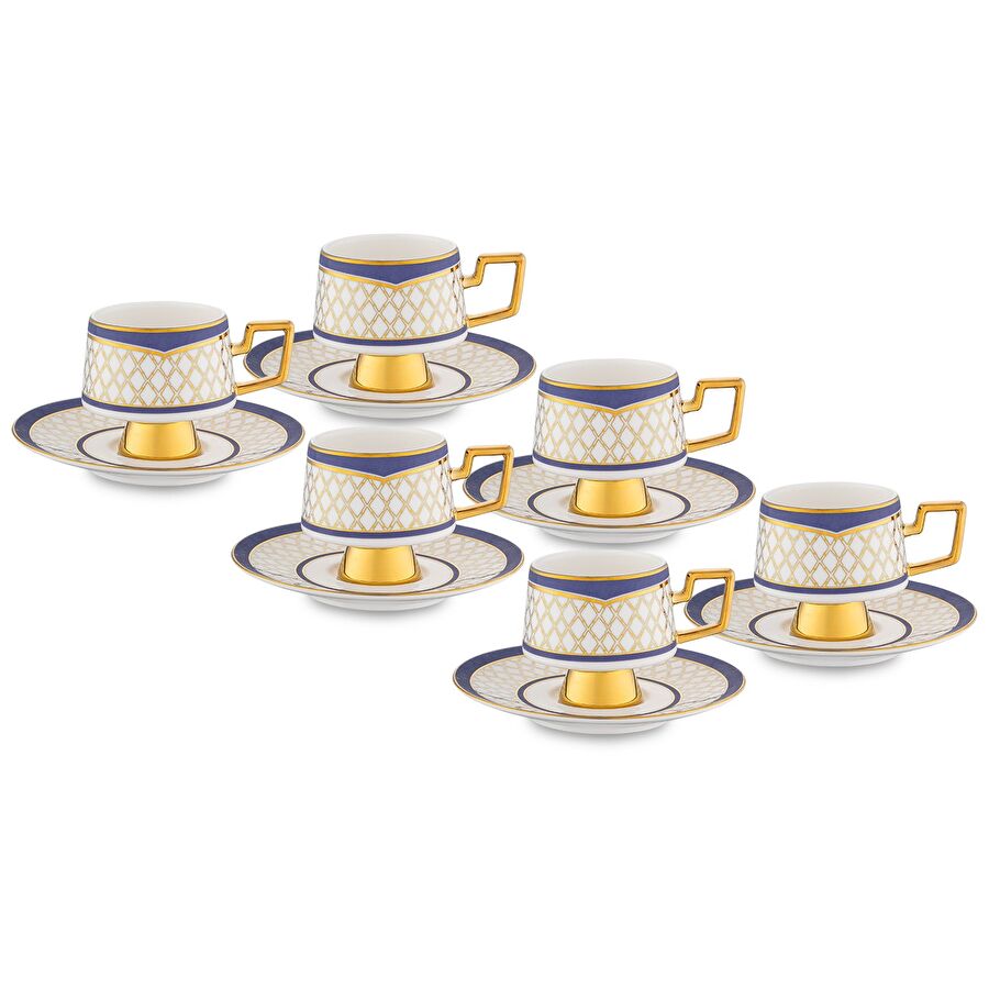 Jumbo Raven 6 Kişilik Kahve Fincan Takımı