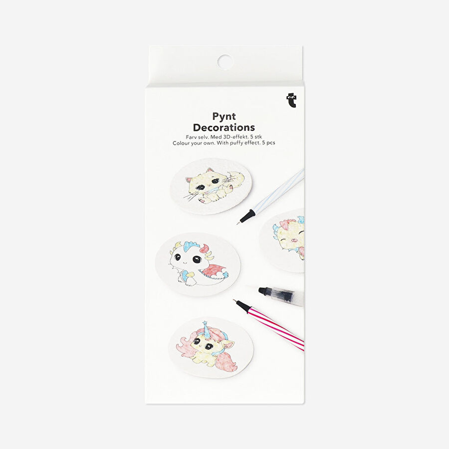 Flying Tiger Copenhagen Kendin Yap 3D Figür Boyama Seti