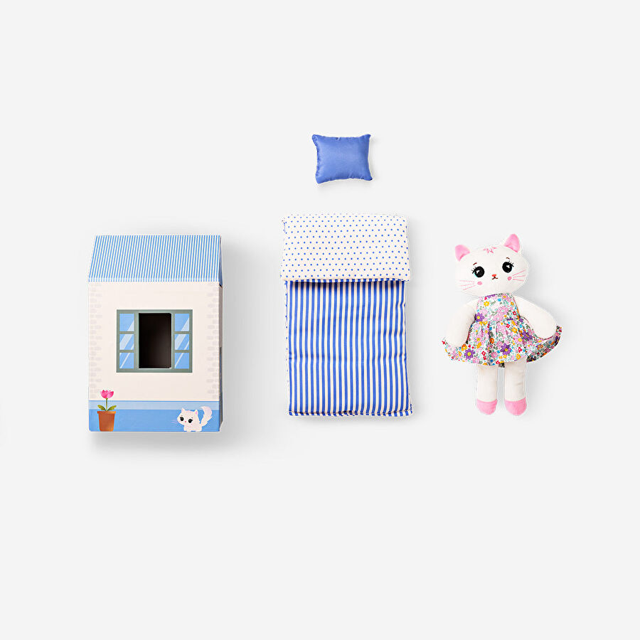 Flying Tiger Copenhagen Peluş Oyuncak Evi Seti