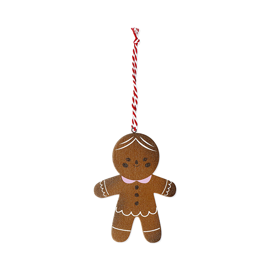 Flying Tiger Copenhagen Ahşap Kurabiye Adam Yılbaşı Ağacı Süsü