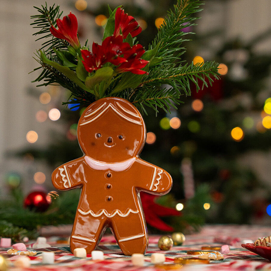 Flying Tiger Copenhagen Kurabiye Adam Porselen Vazo