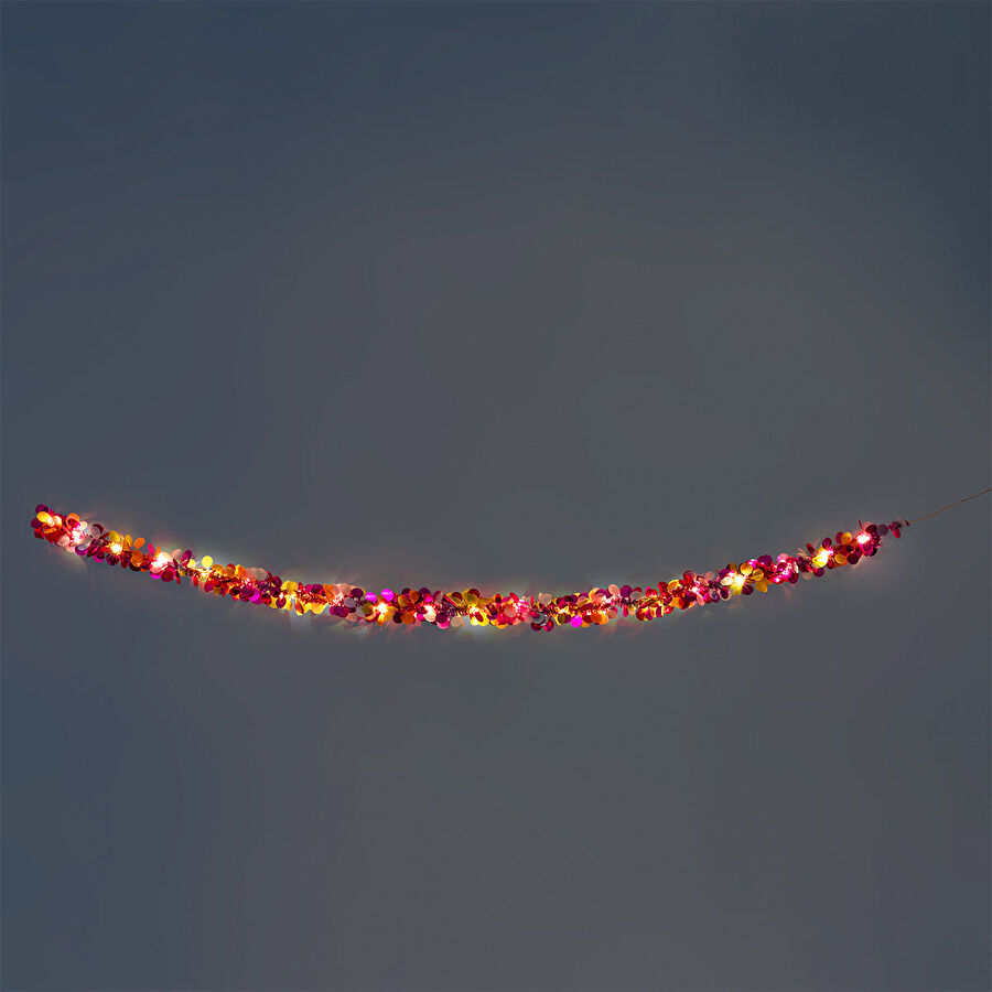 Flying Tiger Copenhagen Çok Renkli Parıltılı LED Işık Zinciri