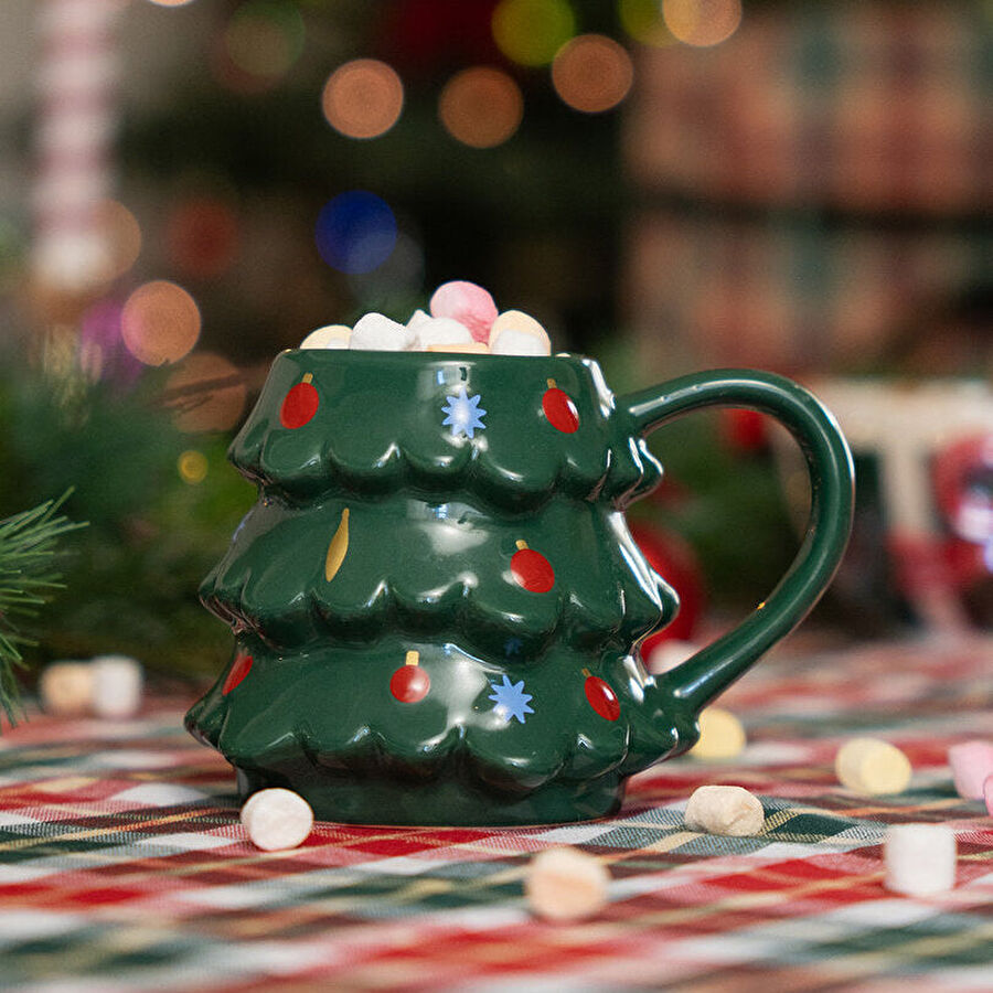 Flying Tiger Copenhagen Yılbaşı Ağacı Şeklinde Kupa 300 ml