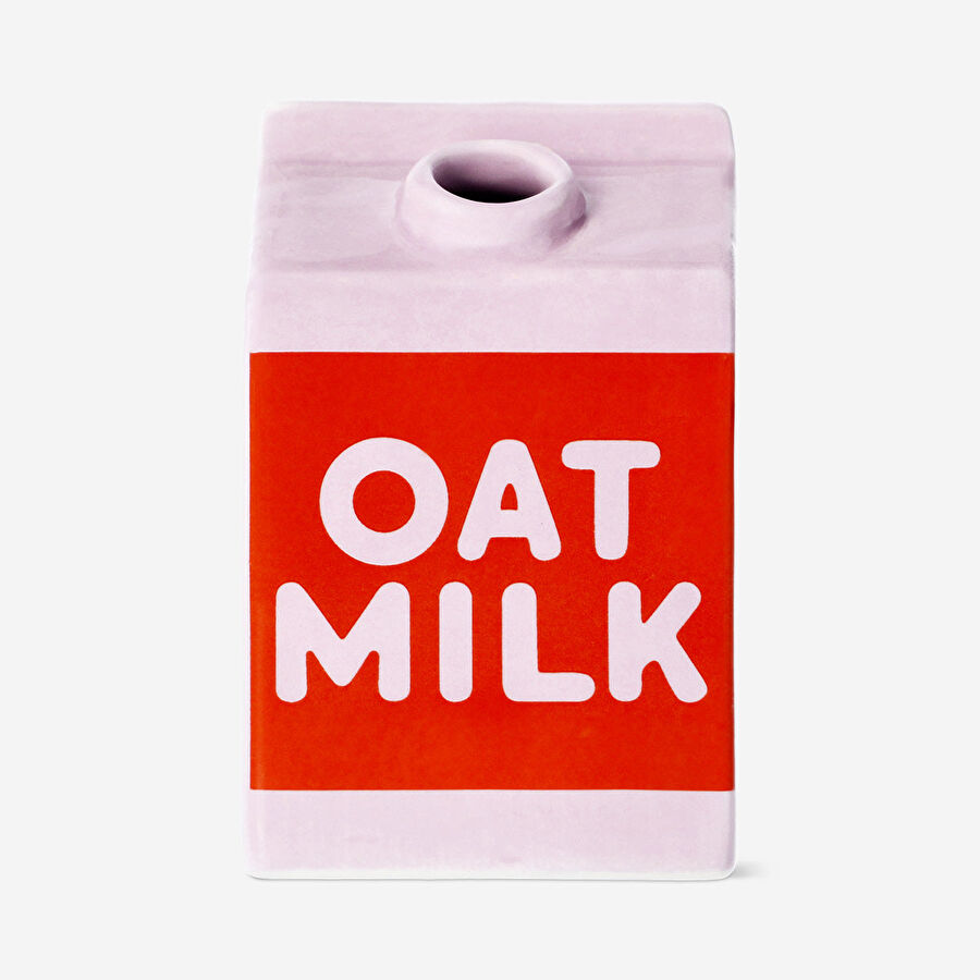 Flying Tiger Copenhagen Süt Kutusu Şeklinde Seramik Vazo