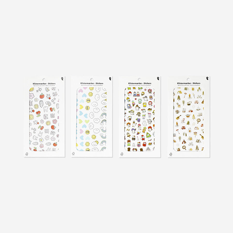 Flying Tiger Copenhagen Küçük Sevimli Motifli Sticker Seti