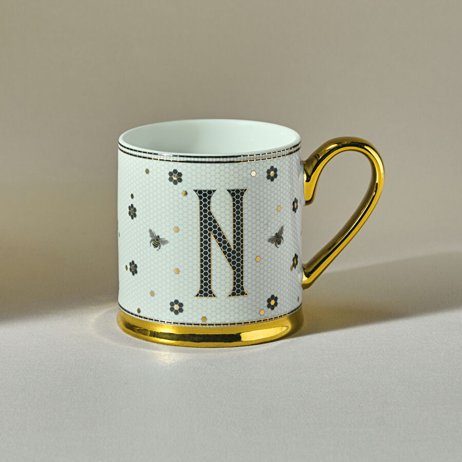 Karaca N Harfli Kupa 330 Ml