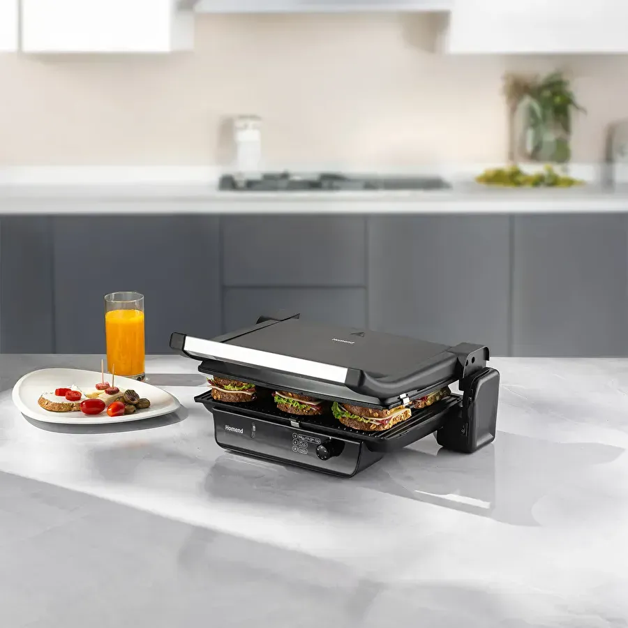 Homend Toastbuster 1334h Tost Makinesi Mat Siyah