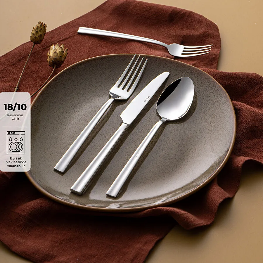 Emsan Çınar 24 Parça Kutulu Çatal Kaşık Bıçak Takımı