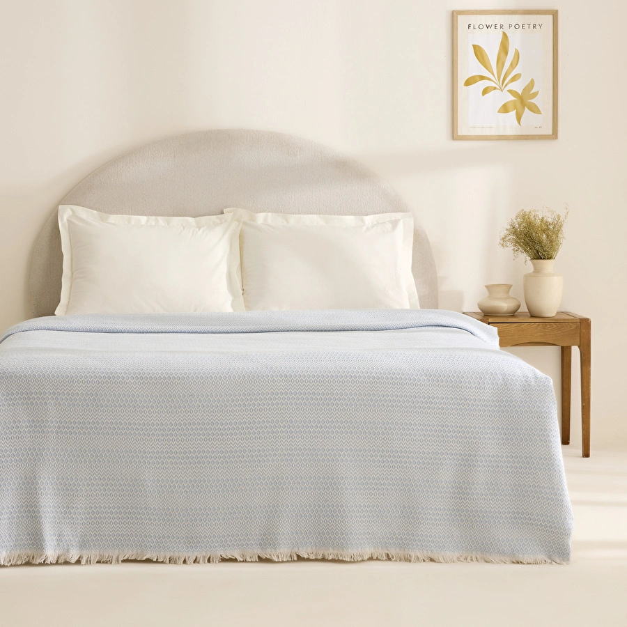 Karaca Home Levi Açık Mavi Çift Kişilik Pike