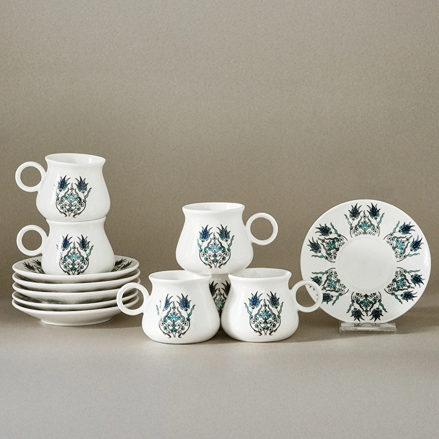 Karaca Bursa 6 Kişilik Kahve Fincanı Takımı 90 ml