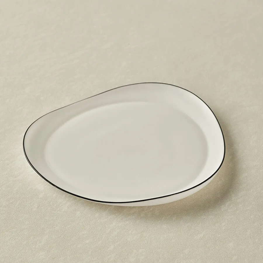 Karaca Agata Opal Cam Pasta Tabağı 18 Cm