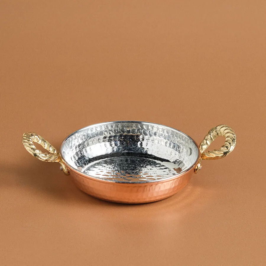 Karaca Alacahöyük Bakır Sahan 14 Cm