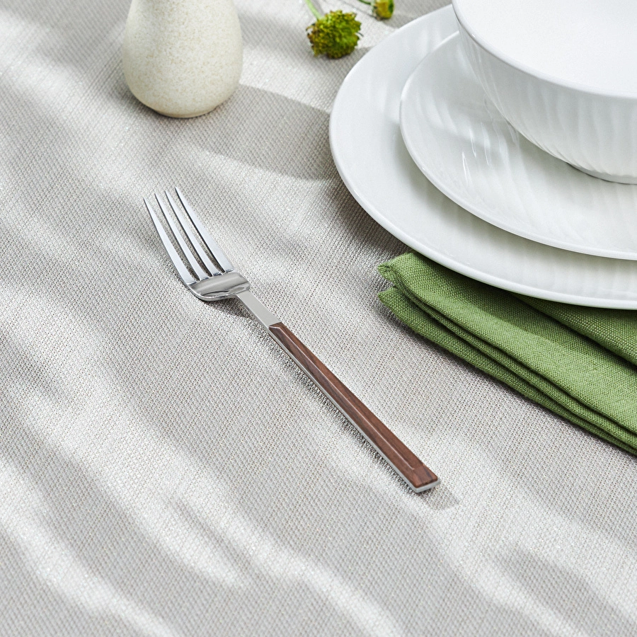 Karaca Salzburg Ahşap Tekli Yemek Çatalı 21 cm