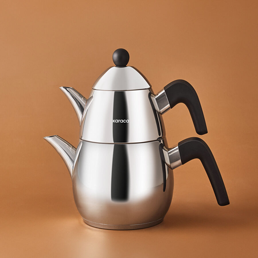 Karaca Powersteel Pro 316+ Tokyo Midi Çelik İndüksiyon Tabanlı Çaydanlık Takımı