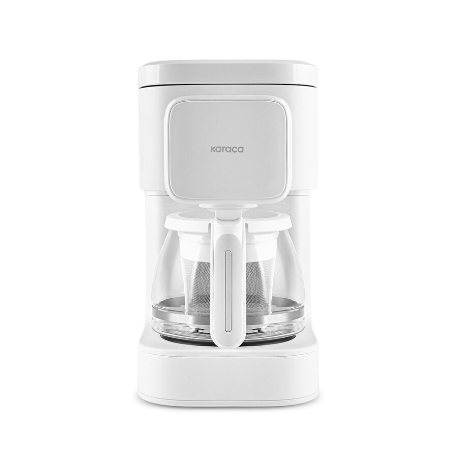 Karaca Just Coffee Aroma 2 In 1 Filtre Kahve ve Çay Demleme Makinesi Matte White