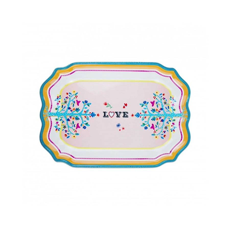 Baci Milano Mamma Mia Love Yazılı Tepsi 33 cm x 47 cm