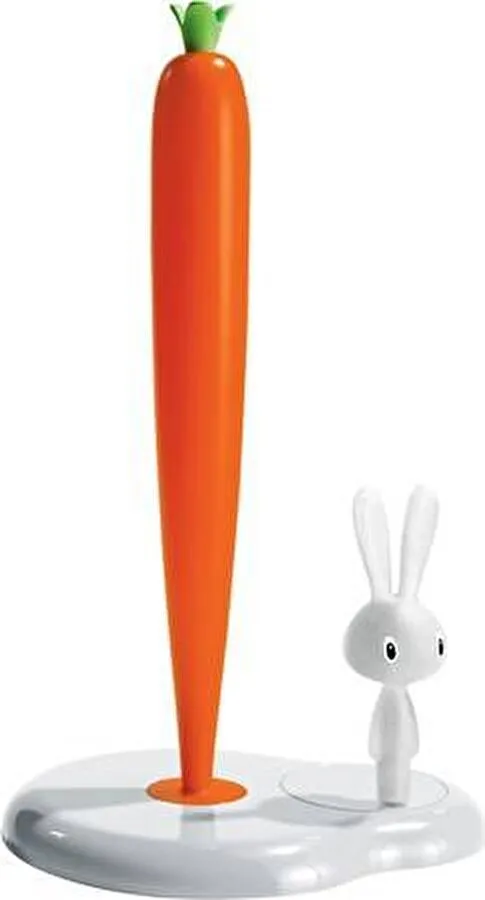 ALESSI BUNNY&CARROT HAVLU TUTUCU 20,2X16X29,4 BEYAZ UK