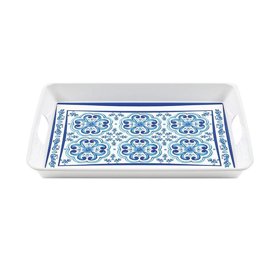 Guzzini Blues Dikdörtgen Tepsi Melamin 47,7 x 34 cm