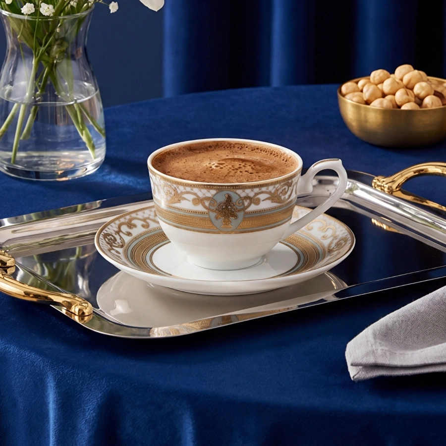 Weimar Andrea Of Spoleto 12 Parça 6 Kişilik Kahve Takımı Yeşil