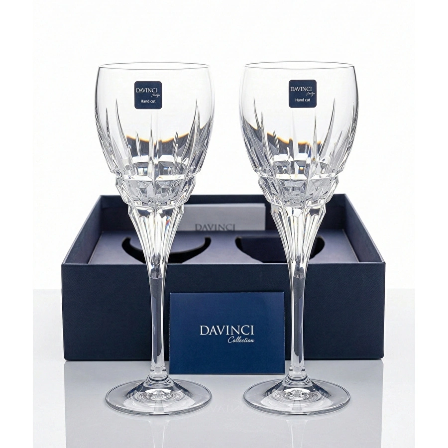 Da Vinci Carrara Kırmızı Şarap Kadeh 2'li 250 ml