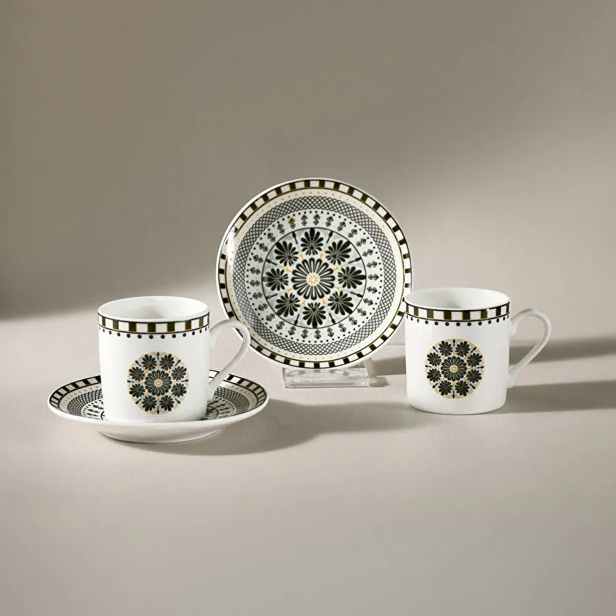 Karaca Tuna 2 Kişilik Kahve Fincan Takımı 90 ml