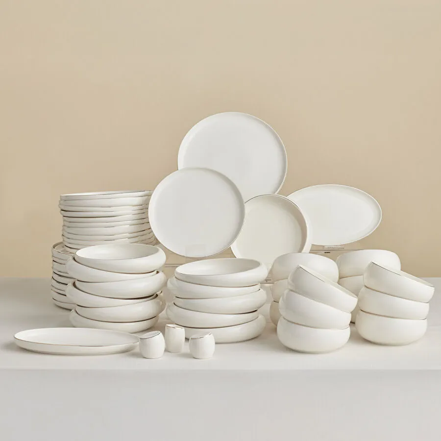 Karaca Stream Bone Astro 53 Parça 12 Kişilik Yemek Takımı Gold